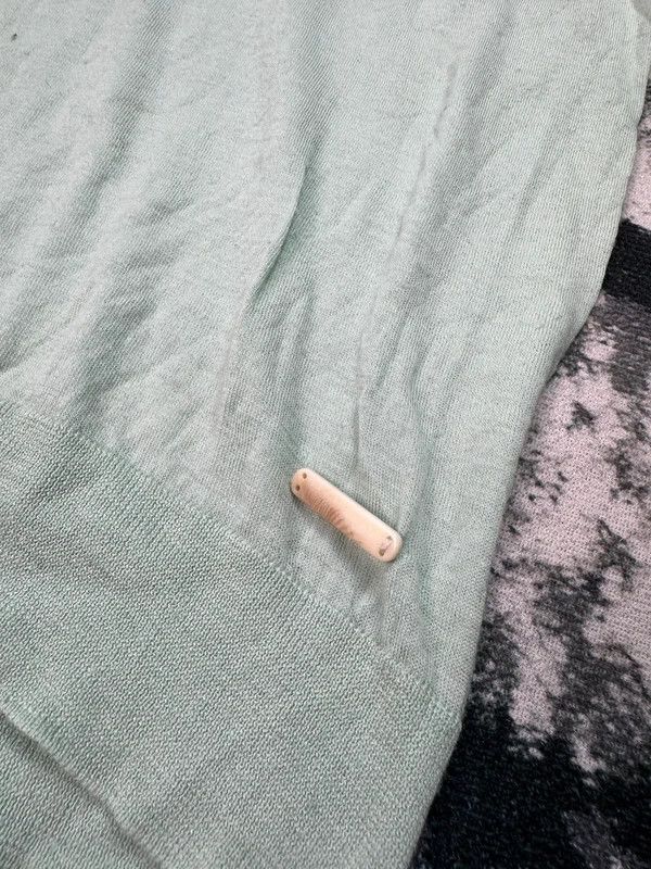 Burberry Burberry wool t-shirt green S logo Size S / US 4 / IT 40 - 4 Thumbnail