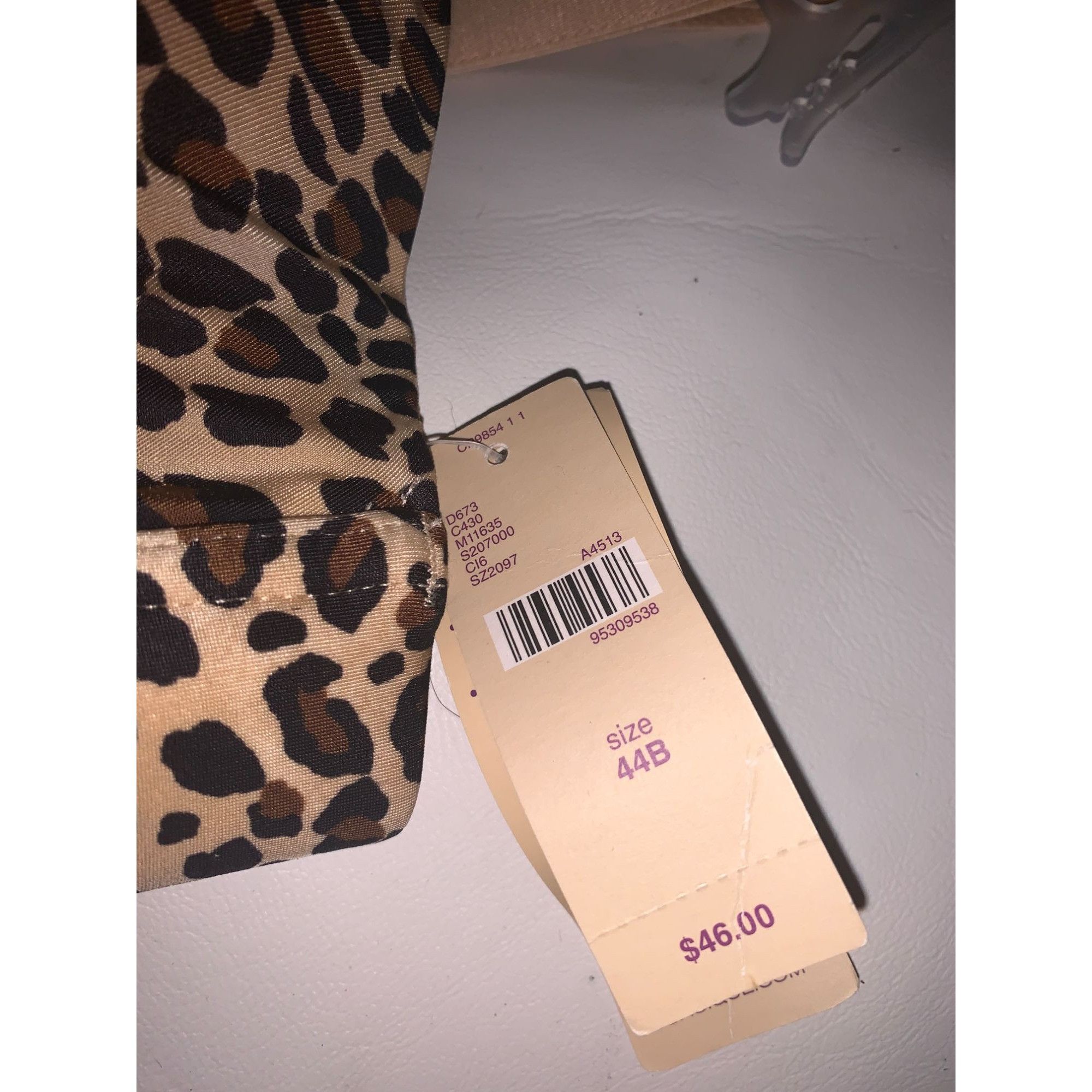 Other NWT Cacique Intimate Leopard Print Push Up Strapless Bra! Si Size ONE SIZE - 2 Thumbnail