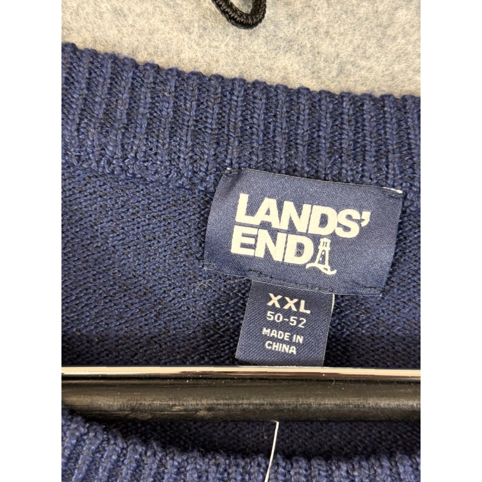 Lands' End Lands' End Sweater Mens 2XL Blue Fair Isle Stretch Polar Bear Pullover Crew Neck NWT Holiday Long Sleeve Christmas Winter Casual Mens Size US XXL / EU 58 / 5 - 7 Thumbnail