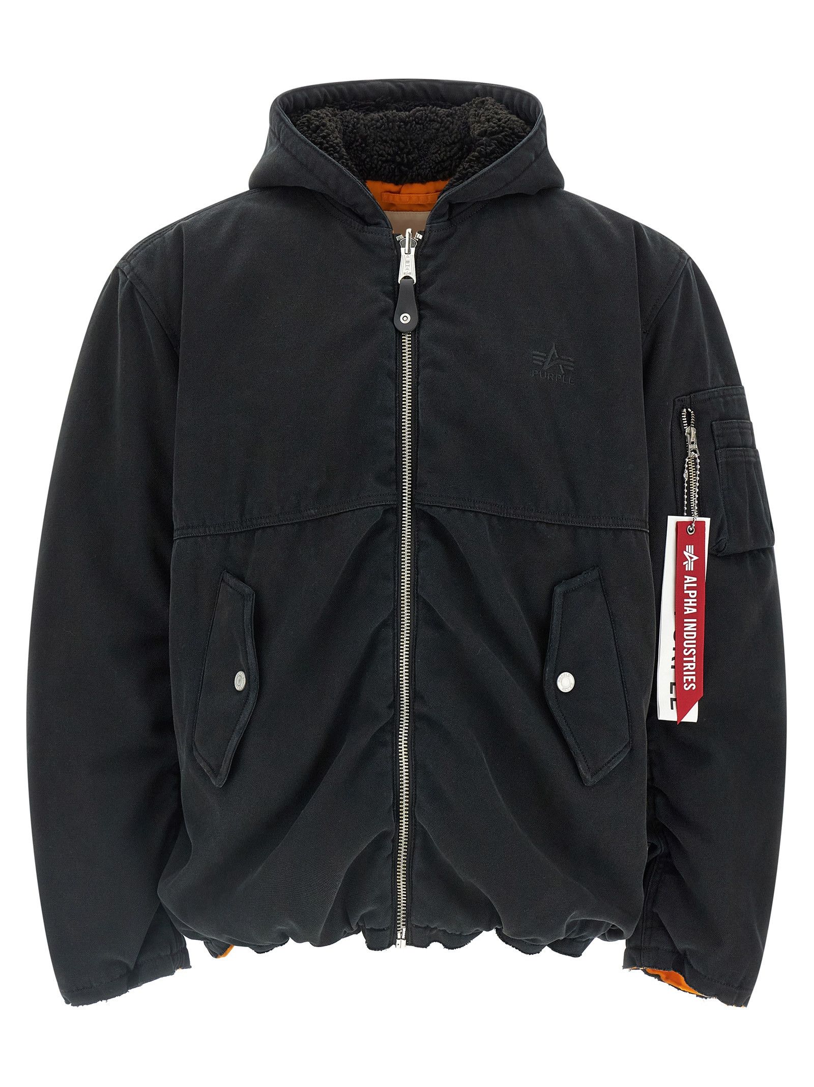 Purple Alpha Industries x Purple reversible bomber jacket Size US M / EU 48-50 / 2 - 1 Thumbnail