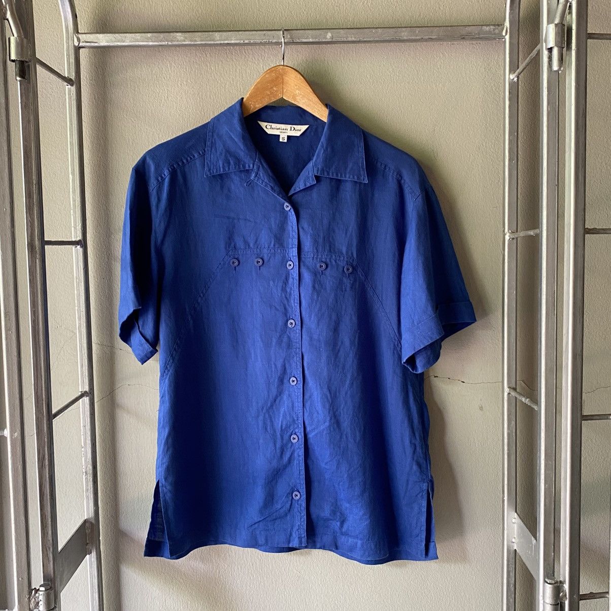 Dior Christian Dior Azure Breeze Camp Shirt Size S / US 4 / IT 40 - 3 Thumbnail