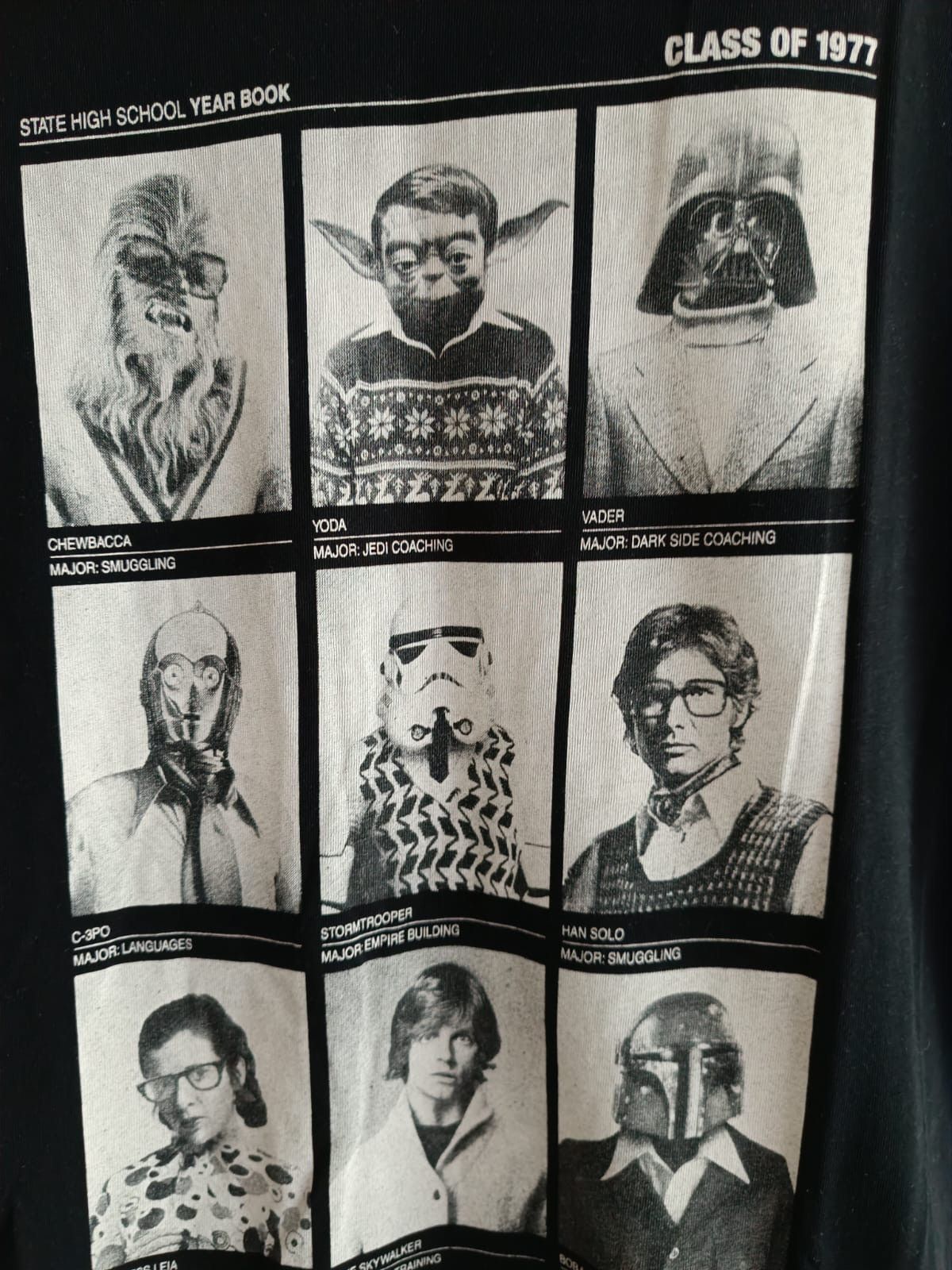 Star Wars × Vintage Black Chunk Star Wars vintage T-shirt Size US S / EU 44-46 / 1 - 9 Thumbnail