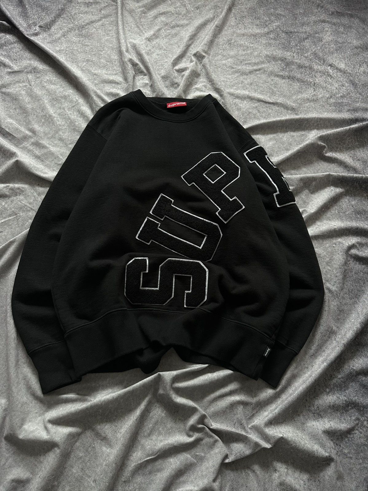 Supreme FW20 Supreme Big Arc Crewneck Chenille Logo Sweatshirt Size US M / EU 48-50 / 2 - 3 Thumbnail