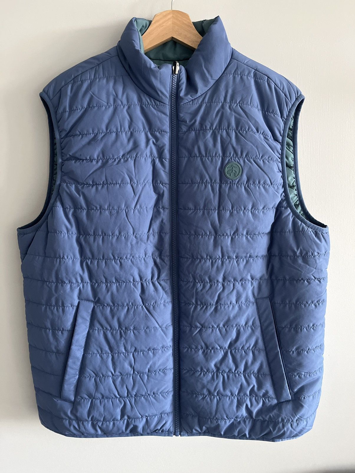 Brooks Brothers Brooks Brothers Reversible Teal/Blue Insulated Vest Size US XL / EU 56 / 4 - 2 Thumbnail