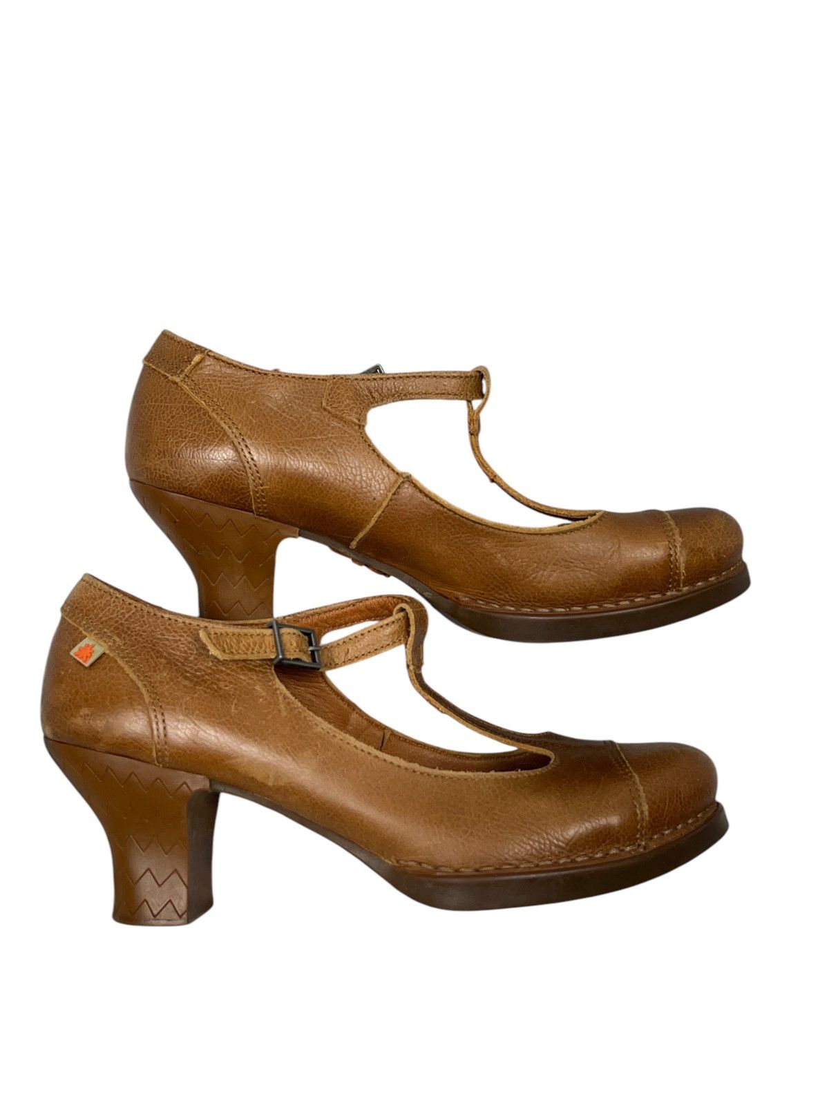 Leather Vintage Art Company Leather Heels Mary Jane Shoes y2k Size US 9 / IT 39 - 9 Thumbnail