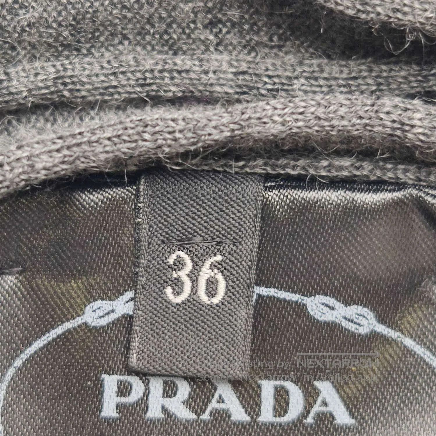 Prada Prada Cashmere Silk Blend Polo Knit Sweater . Size XXS / US 00 / IT 34 - 4 Thumbnail