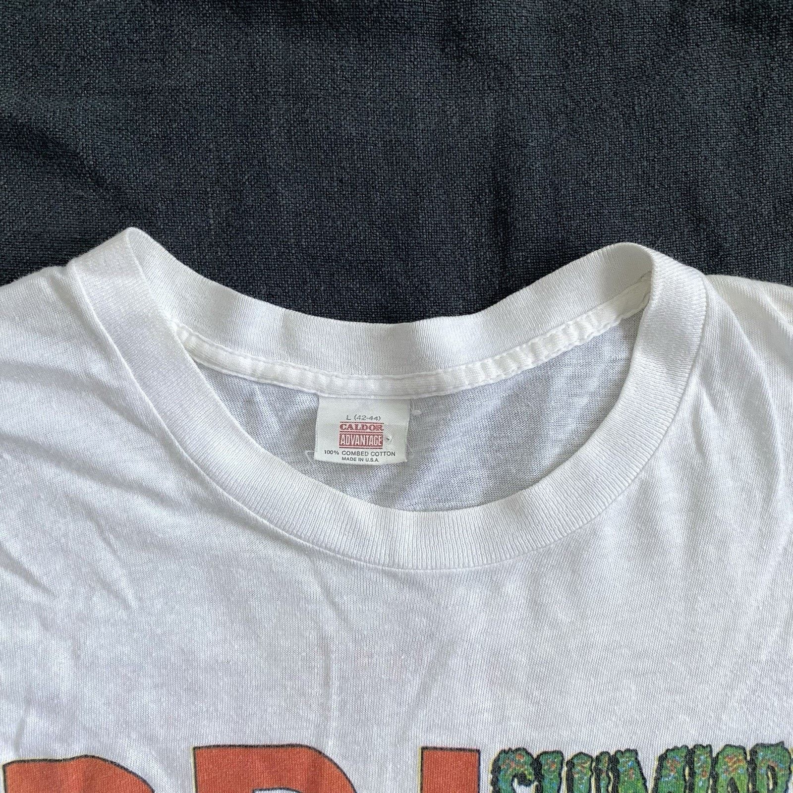 Vintage Vintage 80s D.R.I. Slumlord Doesn’t Care T Shirt L Punk Size US L / EU 52-54 / 3 - 3 Thumbnail