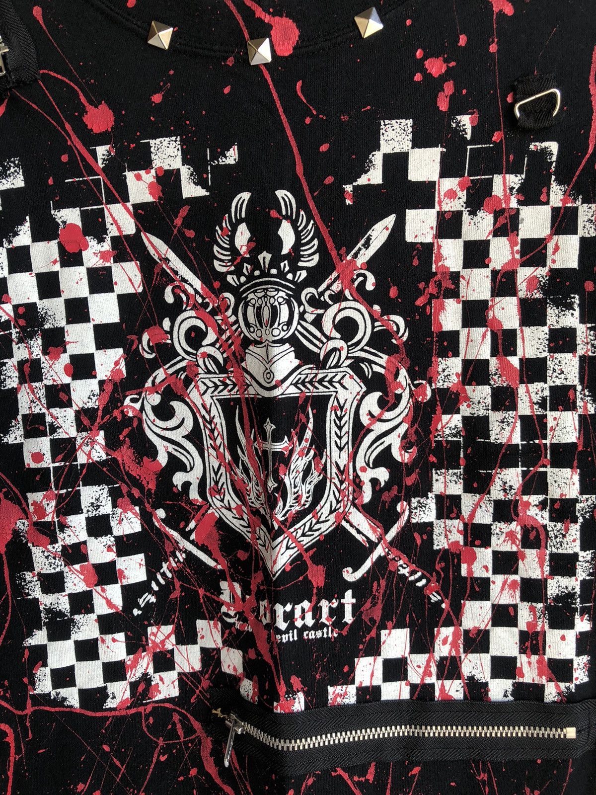 14th Addiction Japan studded Distressed Zipper Rock Punk Style Size US M / EU 48-50 / 2 - 7 Thumbnail