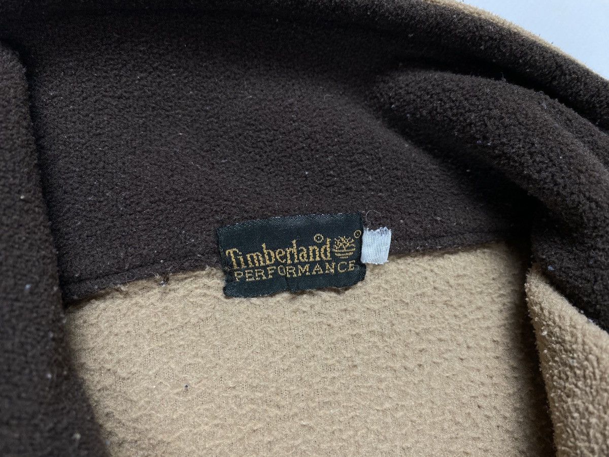 Timberland Timberland Fleece Jacket Trashed Big Embroidered Big Logo Size US L / EU 52-54 / 3 - 7 Thumbnail