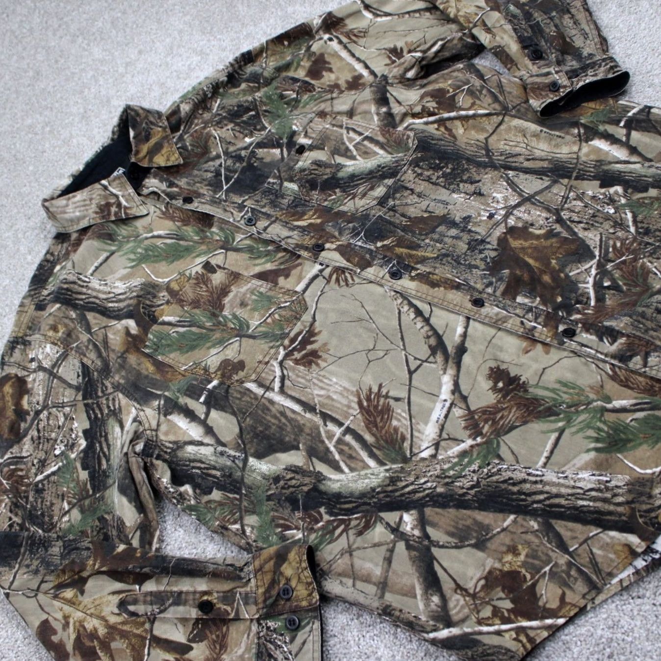 Walls Walls Camo Shirt Mens 2XL XXL Green Camouflage L/S Button-Up Hunting Shirt Size US XXL / EU 58 / 5 - 5 Thumbnail