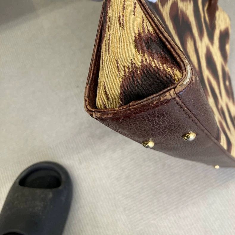 Vivienne Westwood vivienne westwood size os Brown leopard-pattern briefcase Size ONE SIZE - 7 Thumbnail