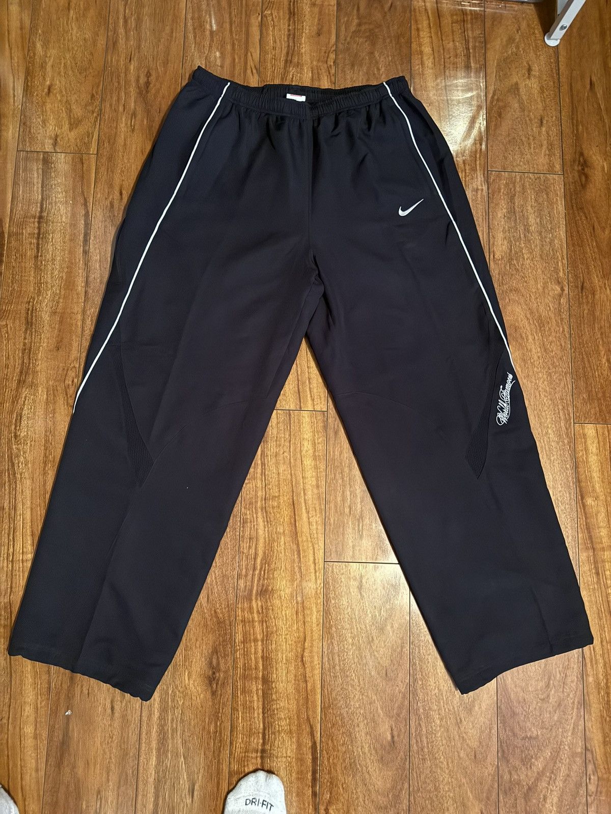 Nike × Supreme Supreme Nike Track Pants SS25 Size L Black | Grailed