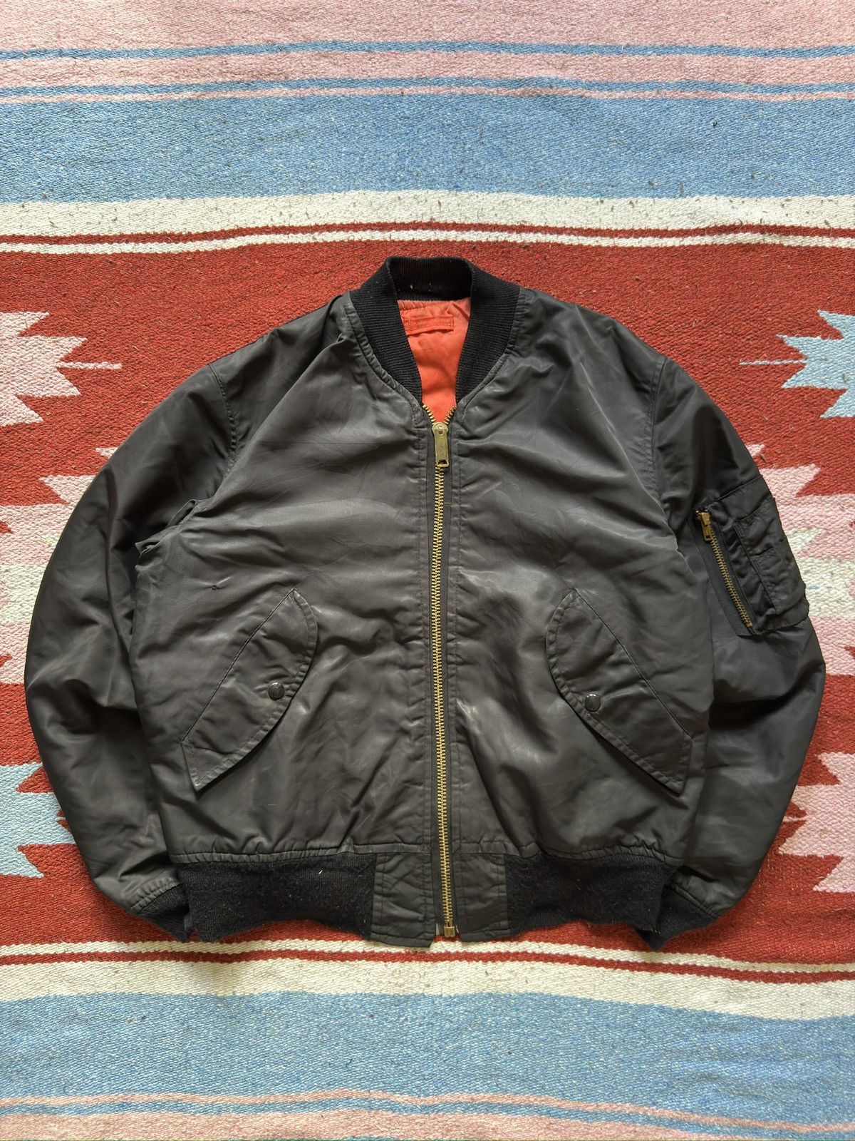 Alpha Industries × Vintage Vintage 1970s MA-1 Flight Bomber