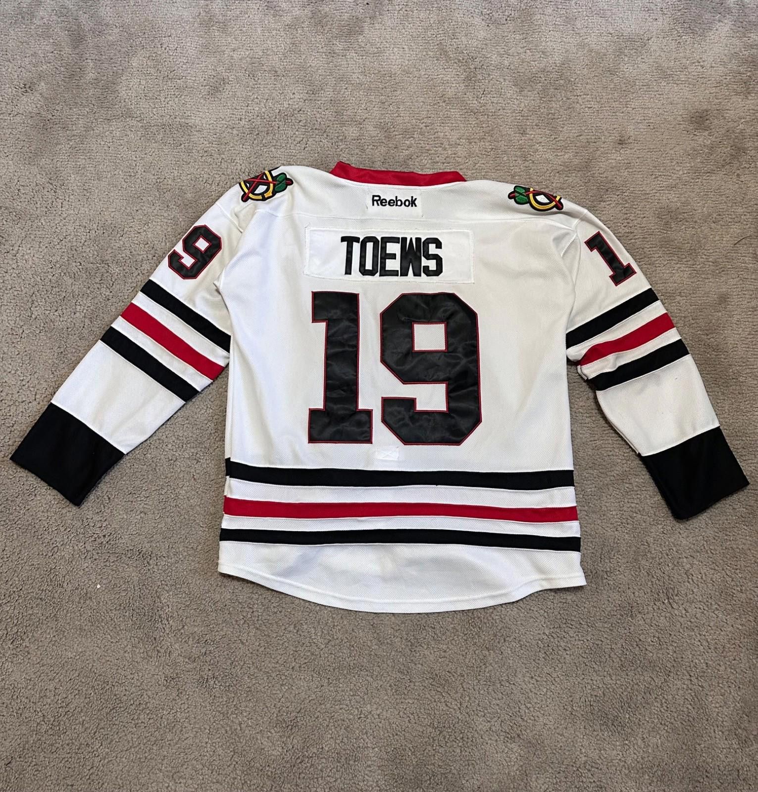 Reebok VINTAG CHICAGO BLACKHAWKS #19 TOEWS NHL REEBOK HOCKEY JERSEY Size US M / EU 48-50 / 2 - 7 Thumbnail