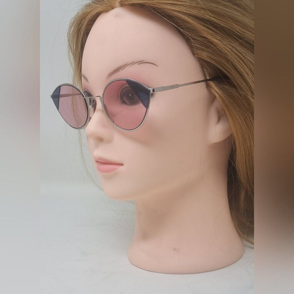 Fendi NEW Fendi Women's Sunglasses Cut Eye Rose Silver Cat Eye FF Size ONE SIZE - 7 Thumbnail