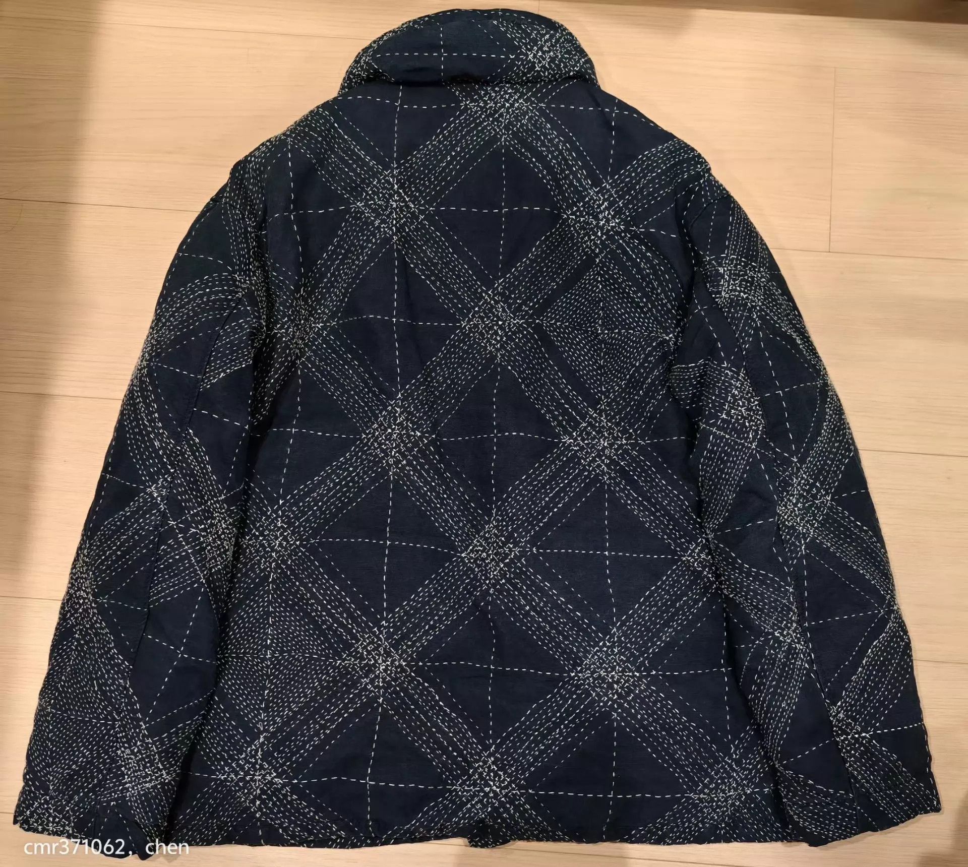 Visvim VISVIM NEVERLAND SASHIKO DOWN JKT 95 Nw dk indigo 3 Size US L / EU 52-54 / 3 - 5 Thumbnail