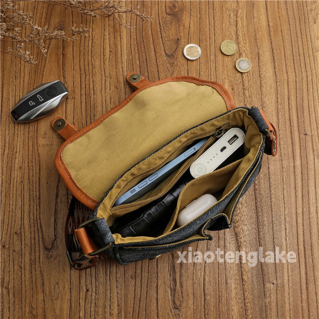 Designer × Japanese Brand × Vintage outdoor sports utility canvas pattern crossbody bag Size ONE SIZE - 3 Thumbnail