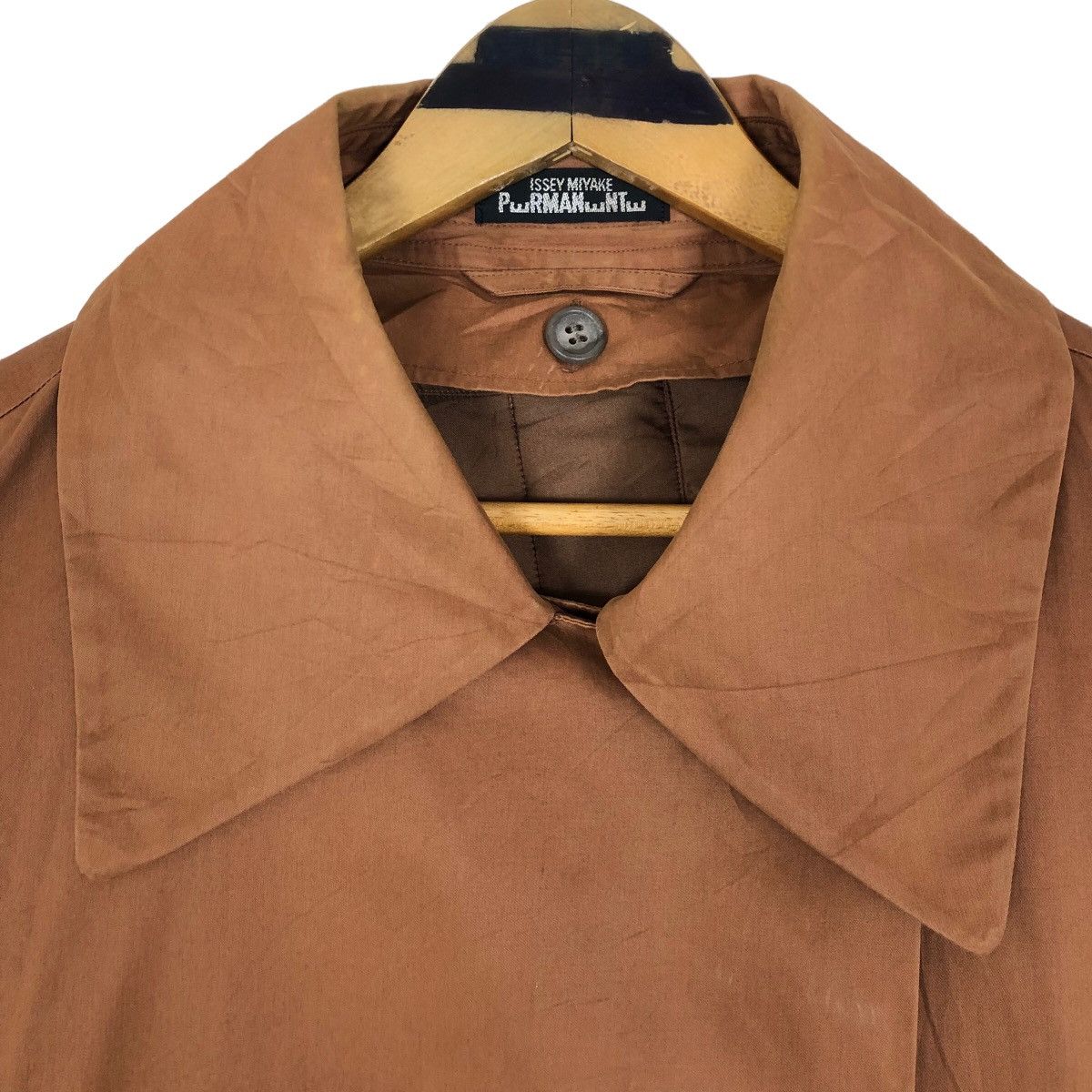 Vintage 80s Issey Miyake Permanente Windcoat Trench Coat