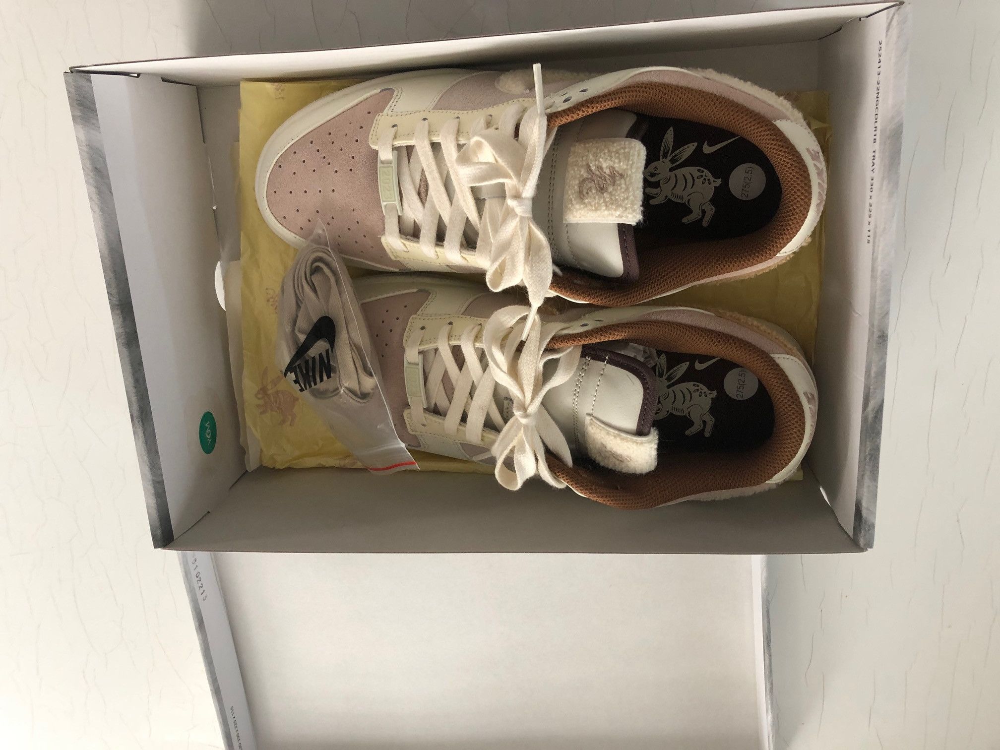 Nike Dunk Low Year of the Rabbit - Fossil Stone Size US 9.5 / EU 42-43 - 3 Thumbnail
