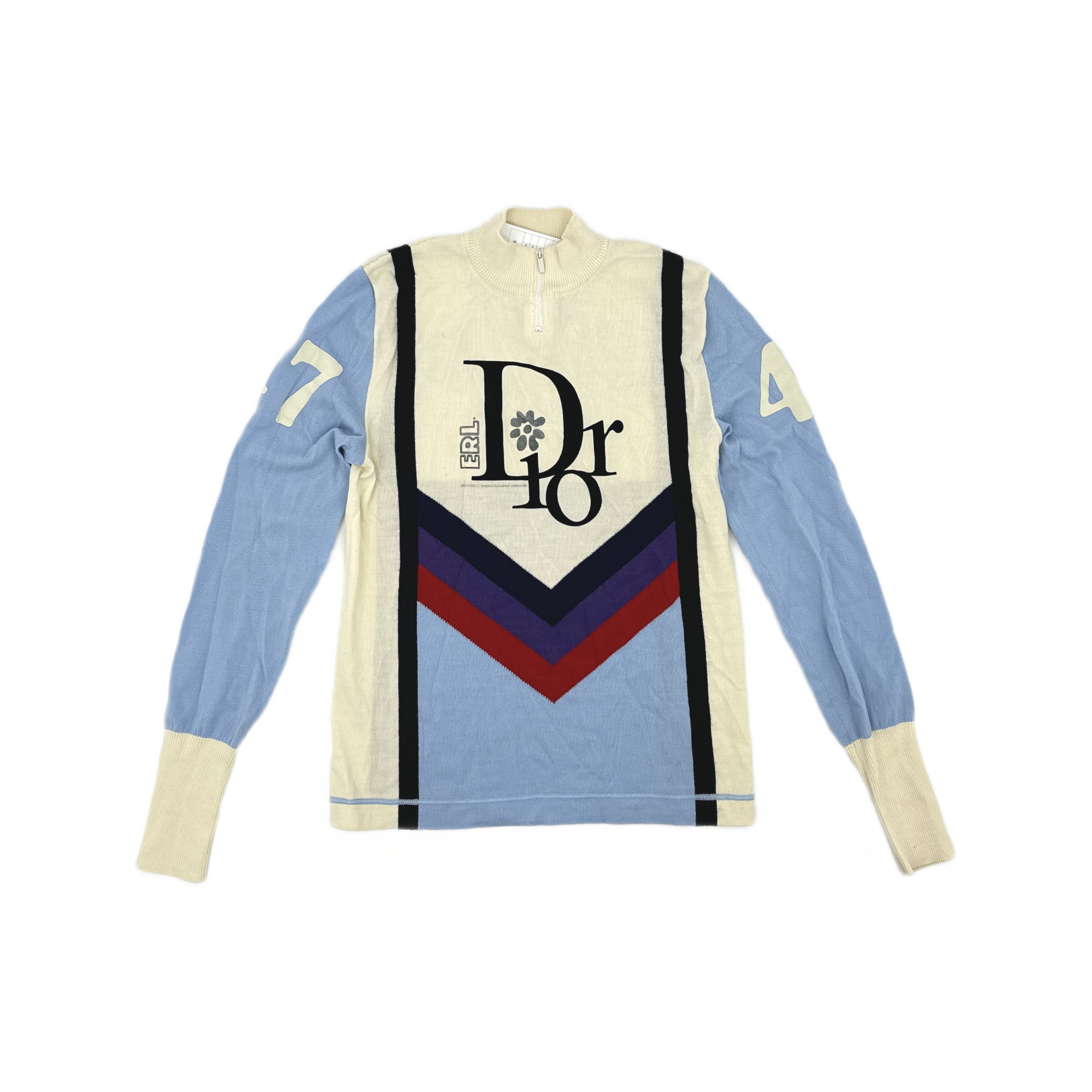 Dior Dior x ERL Intarsia Zip High Neck Sweater M Size US M / EU 48-50 / 2 - 1 Thumbnail