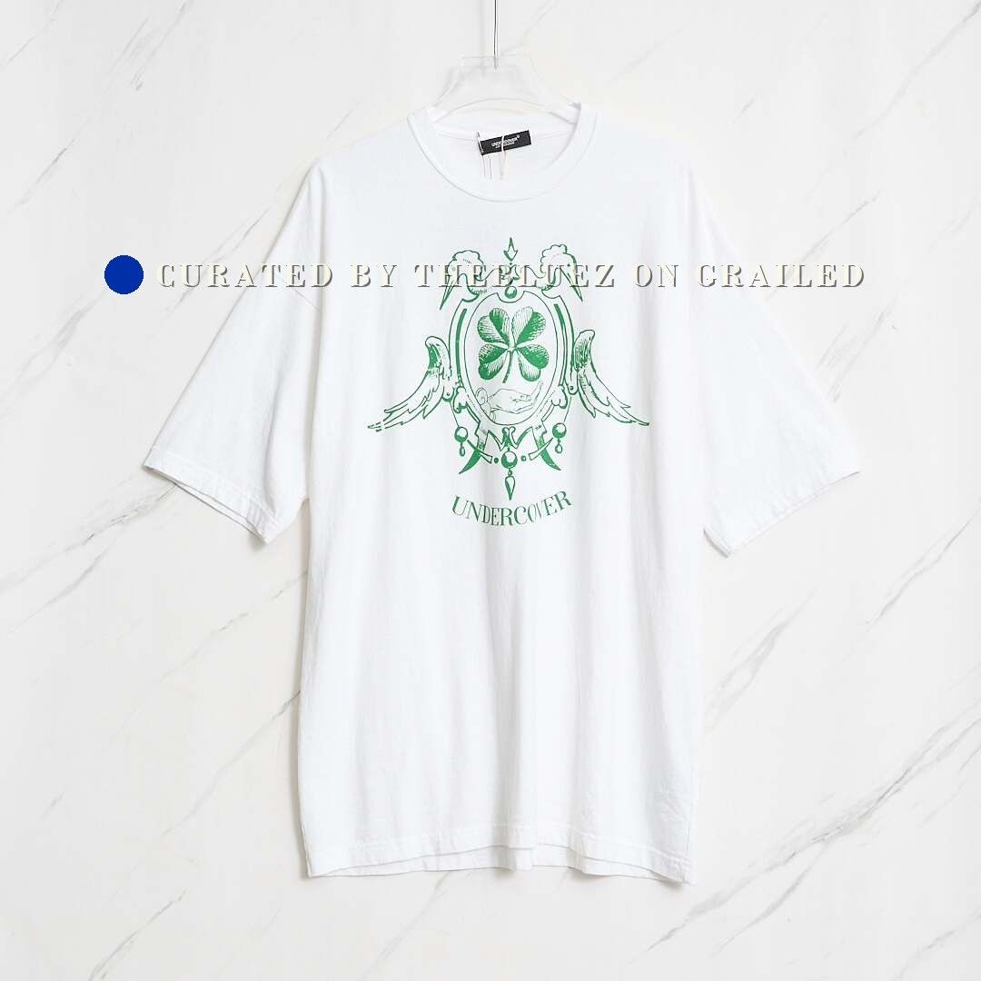 Undercover Women's Oversized Printed T-Shirt in White, Women's (Size Xxl)