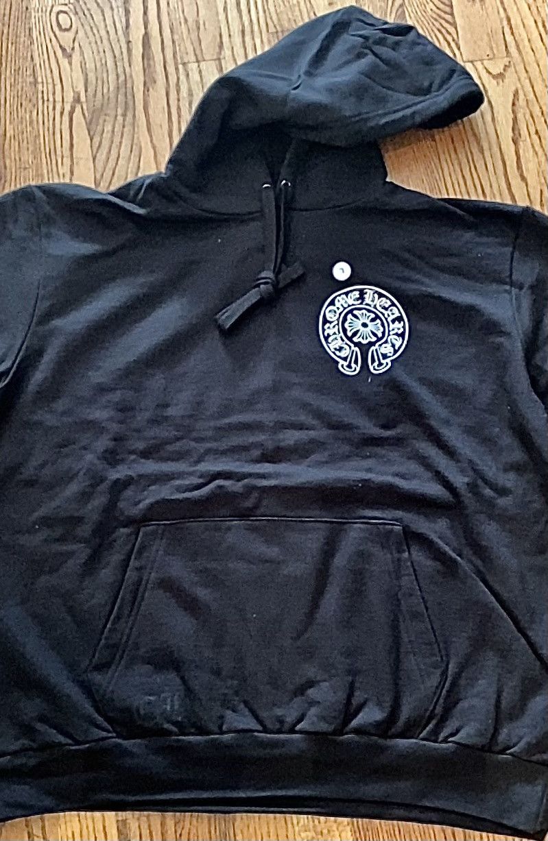 【Chrome Hearts】Malibu Exclusive Horseshoe Zip-Up Hoodie Chrome Hearts Malibu Exclusive Horseshoe Black Zip-Up Hoodie