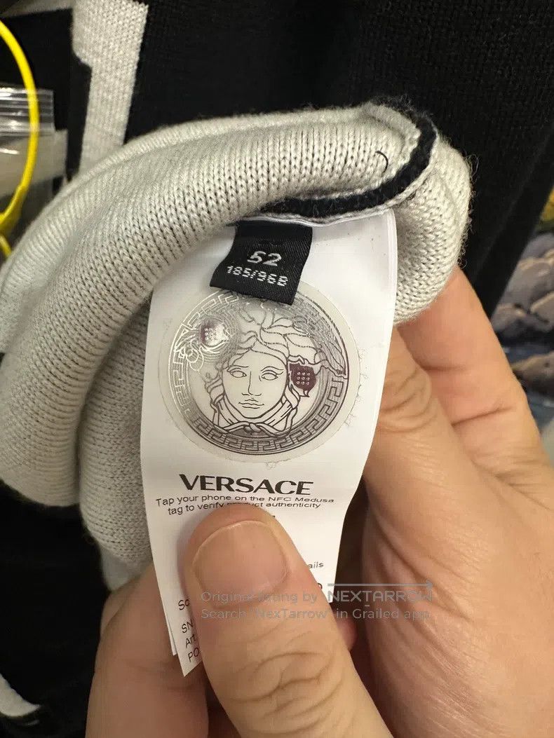 Versace Versace Wool coat Size US L / EU 52-54 / 3 - 5 Thumbnail