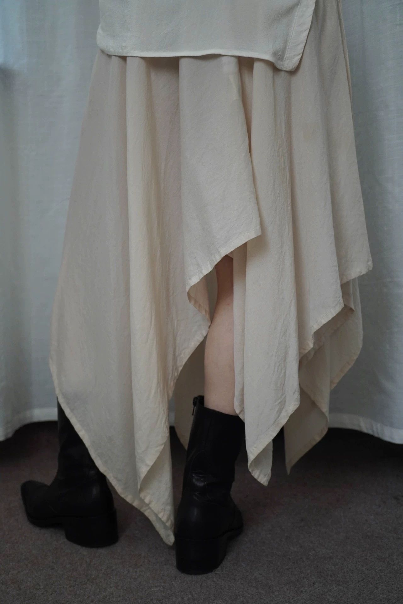 Yohji Yamamoto Yohji Yamamoto 2000s Femme Irregular Hem Skirt Size 1 Size 26" / US 2 / IT 38 - 9 Thumbnail