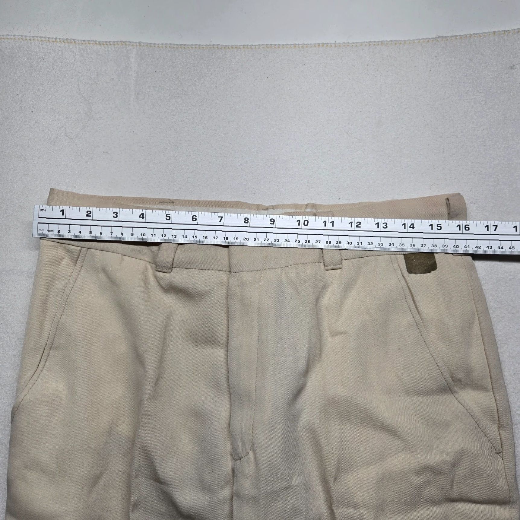 Wrangler VINTAGE Wrangler Pants Corduroy Beige 34 x 32 1970s Bell Bottom Disco Mens Bottoms Size US 34 / EU 50 - 4 Thumbnail