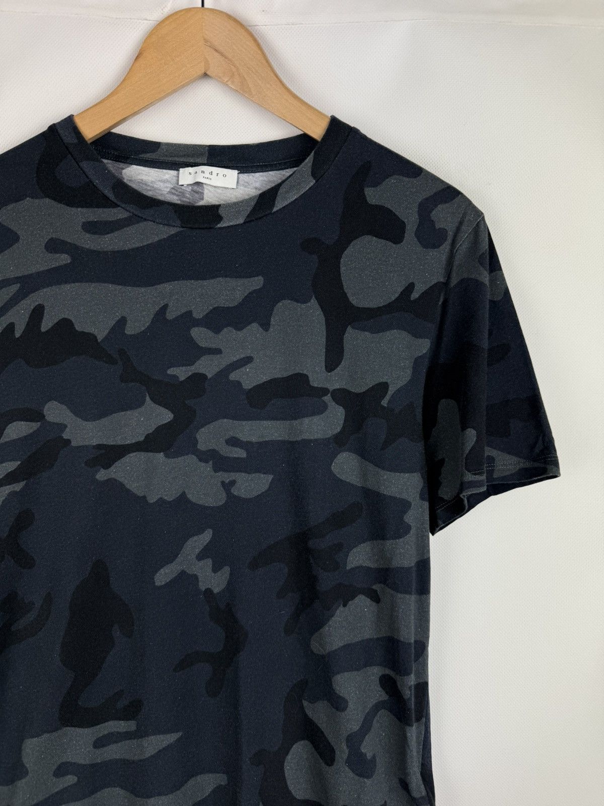Sandro Sandro Paris Men’s Short Sleeve Camo T Shirt Size 1 Size US XS / EU 42 / 0 - 5 Thumbnail