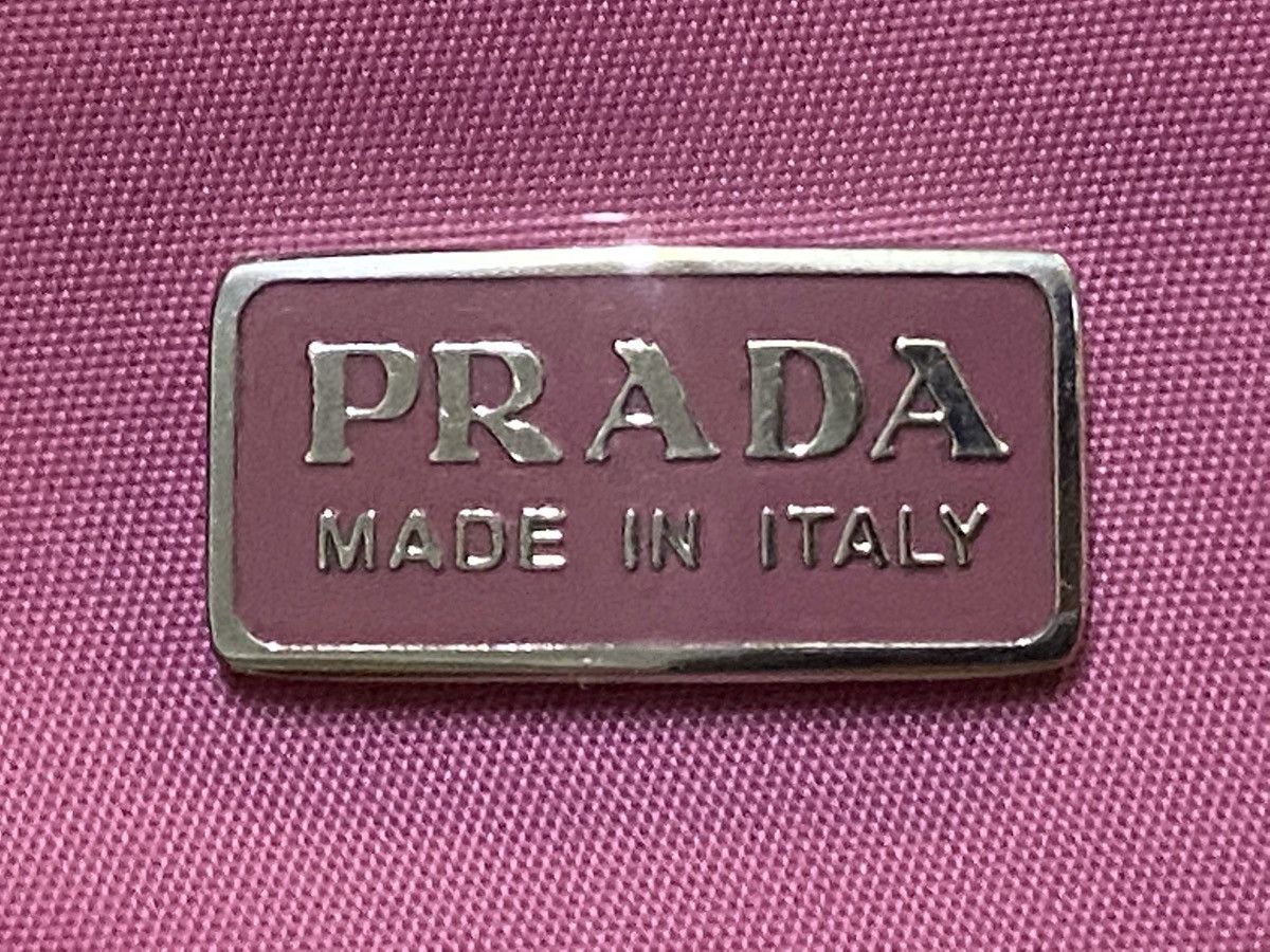 Prada Vintage Prada Tessuto Nylon Mini Hobo Shoulder Bag Size ONE SIZE - 10 Thumbnail