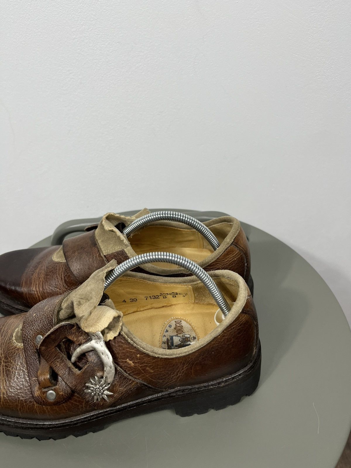 Other Brown Leather Buckle Traditional Shoes EU 39 Size US 8 / IT 38 - 5 Thumbnail