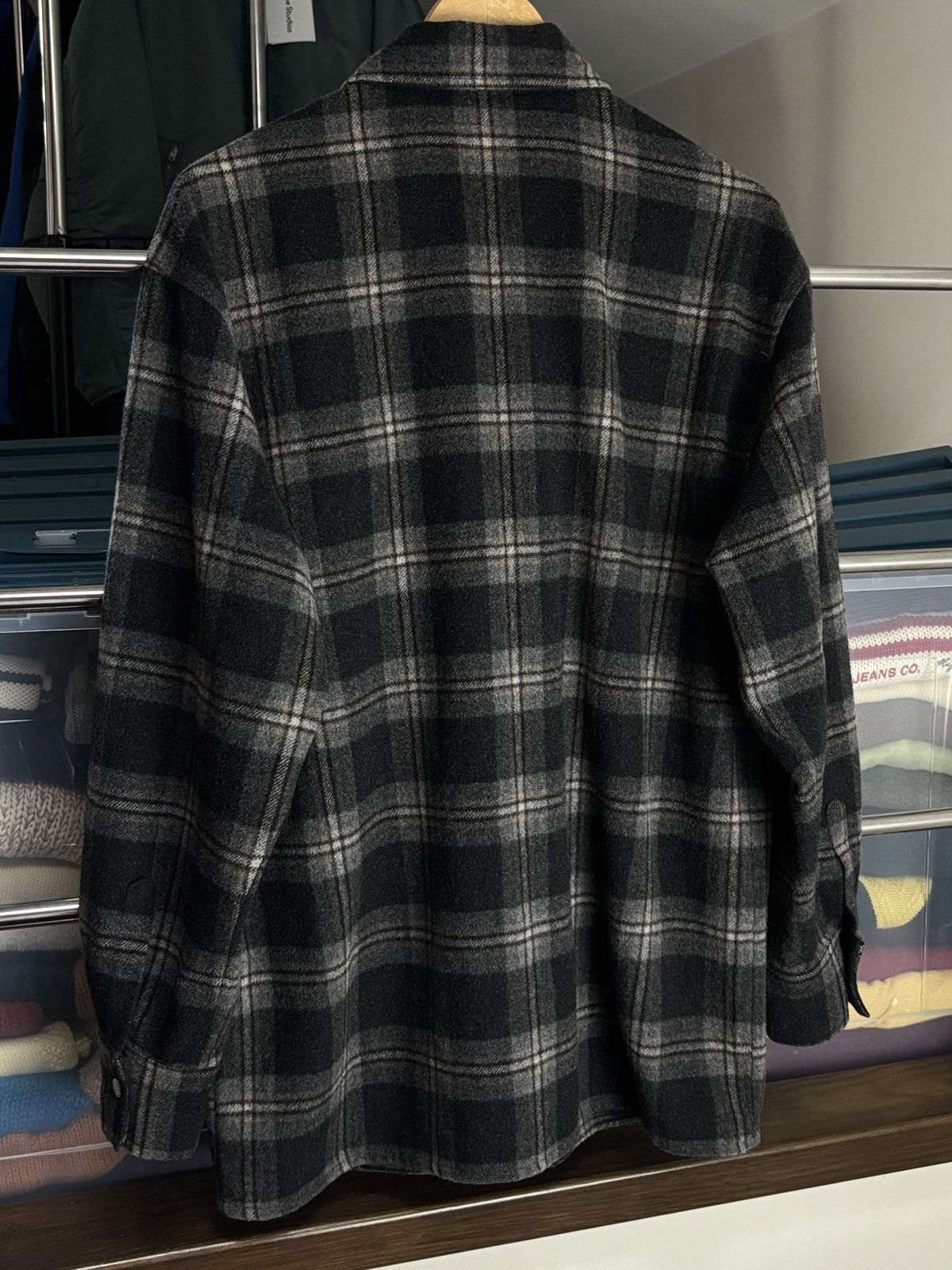 Dolce & Gabbana Dolce & Gabbana Checkered Wool Plaid Flannel Over Shirt Size US M / EU 48-50 / 2 - 9 Thumbnail