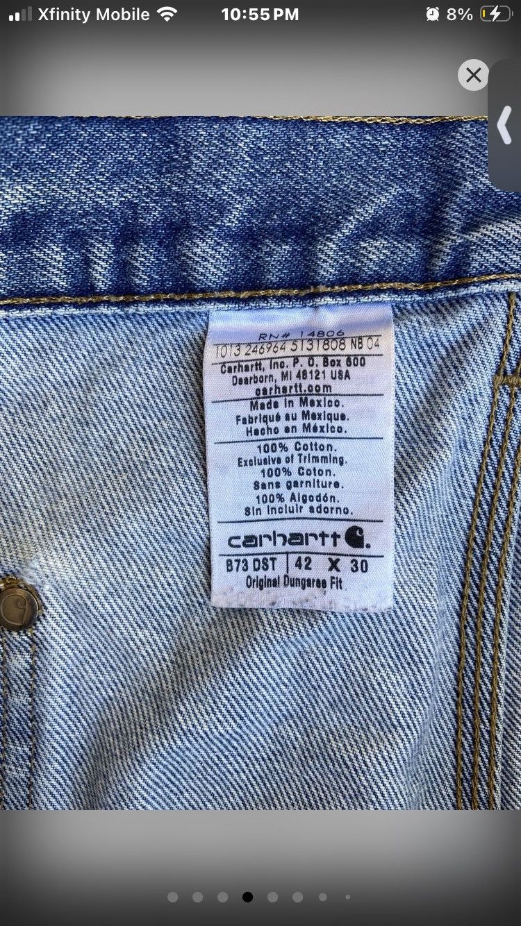 Carhartt Carhartt double knee carpenter pants Size US 42 / EU 58 - 5 Thumbnail