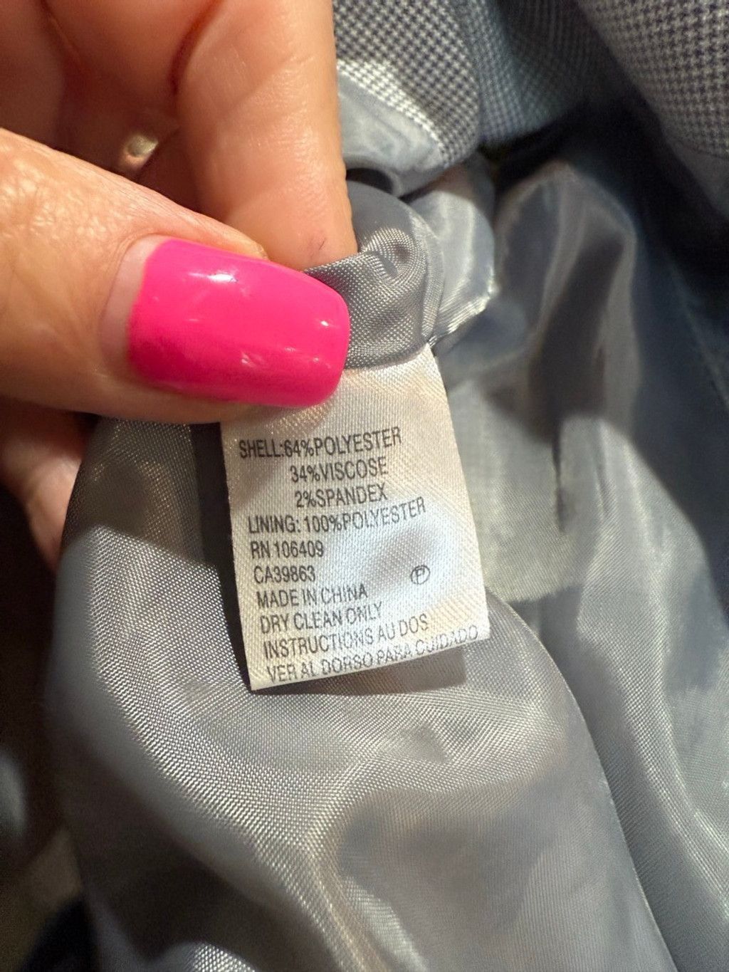 Elie Tahari Women's TahariGray Blazer Suit Jacket Size 6 Size M / US 6-8 / IT 42-44 - 6 Thumbnail