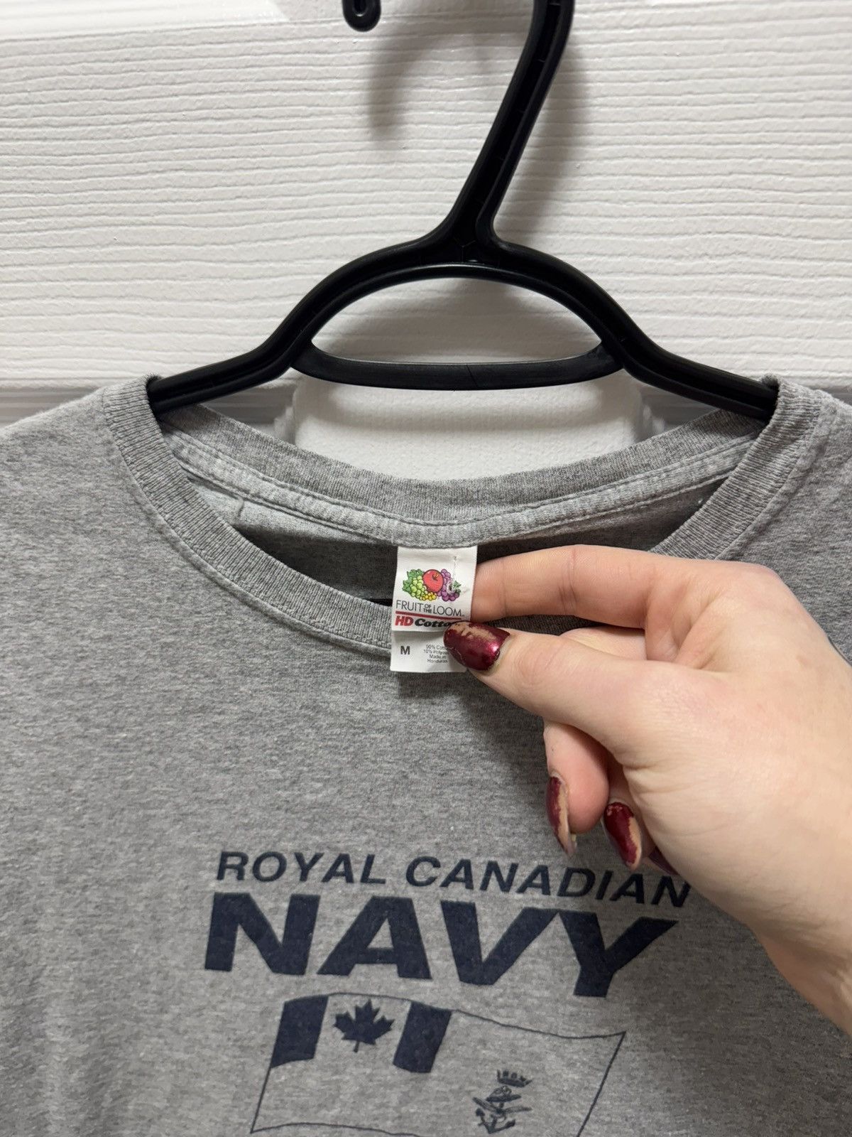 Fruit Of The Loom Fruit of the Loom Royal Canadian Navy Marine Vintage Size US M / EU 48-50 / 2 - 2 Thumbnail