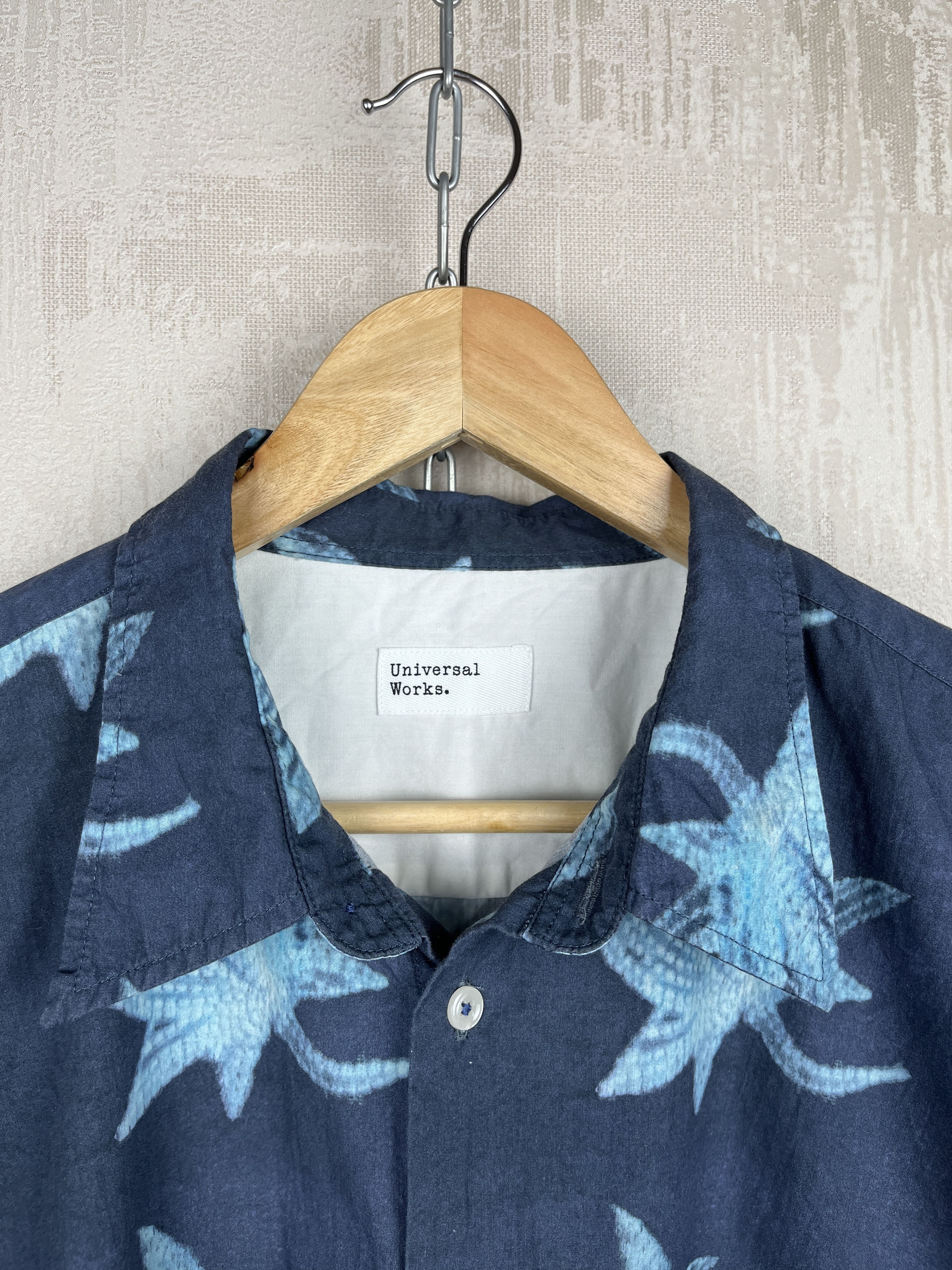 Japanese Brand Universal Works Aloha Hawaiian Leaf Shirt Short Sleeve Size US XL / EU 56 / 4 - 4 Thumbnail