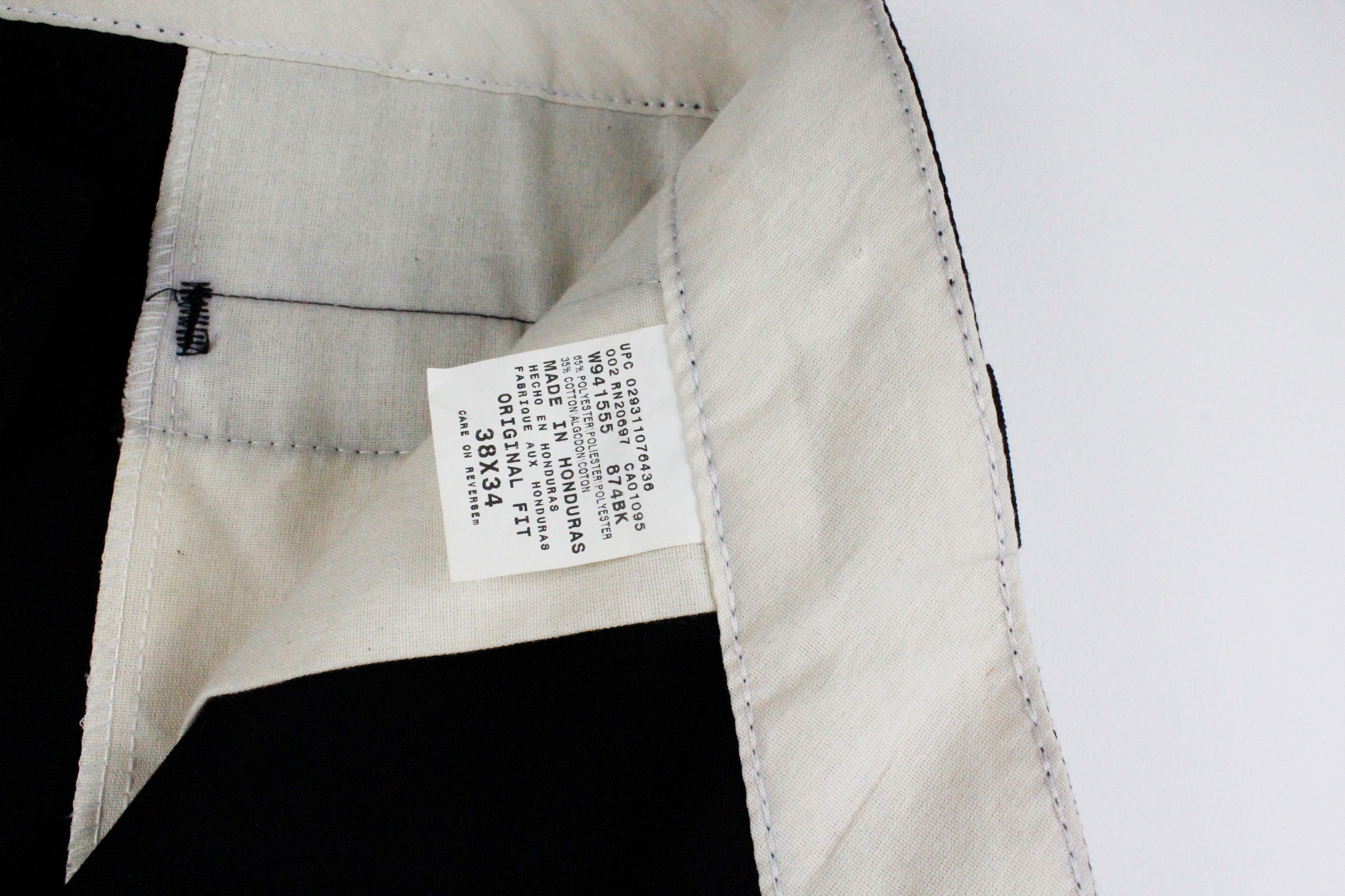 Dickies × Vintage Vintage Dickies 874BK Original Fit Work Trousers Pants Size US 38 / EU 54 - 7 Thumbnail