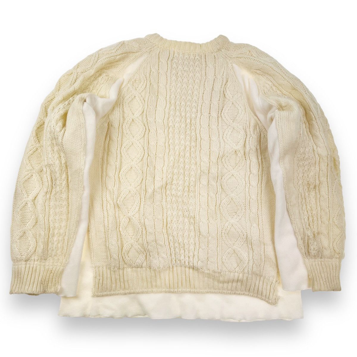 Needles Needles Rebuild Cream Sweater Size US M / EU 48-50 / 2 - 2 Thumbnail