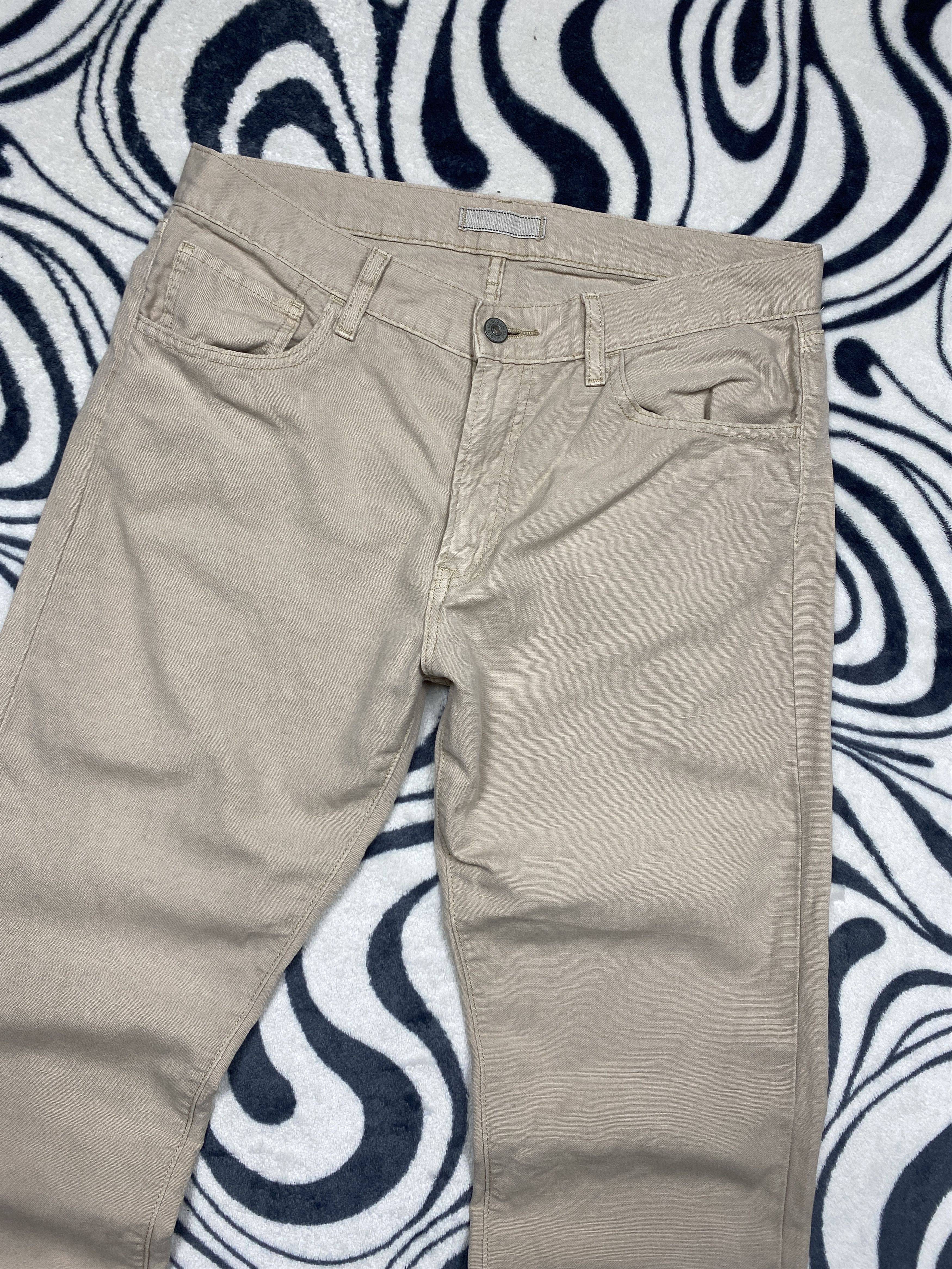 Uniqlo Uniqlo Mens Cotton-Linen Denim Pants Jeans Size US 31 - 2 Thumbnail