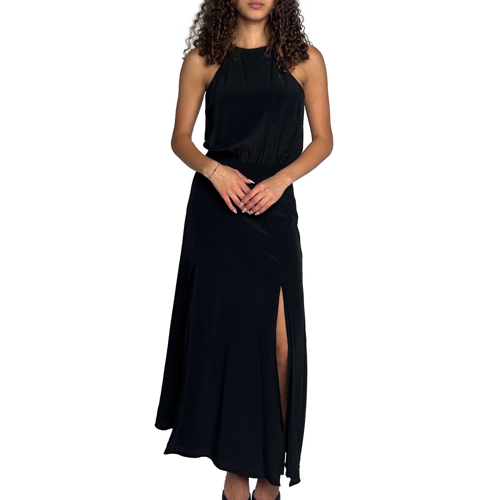 Zimmermann Black dress w/ front slits Size S / US 4 / IT 40 - 4 Thumbnail
