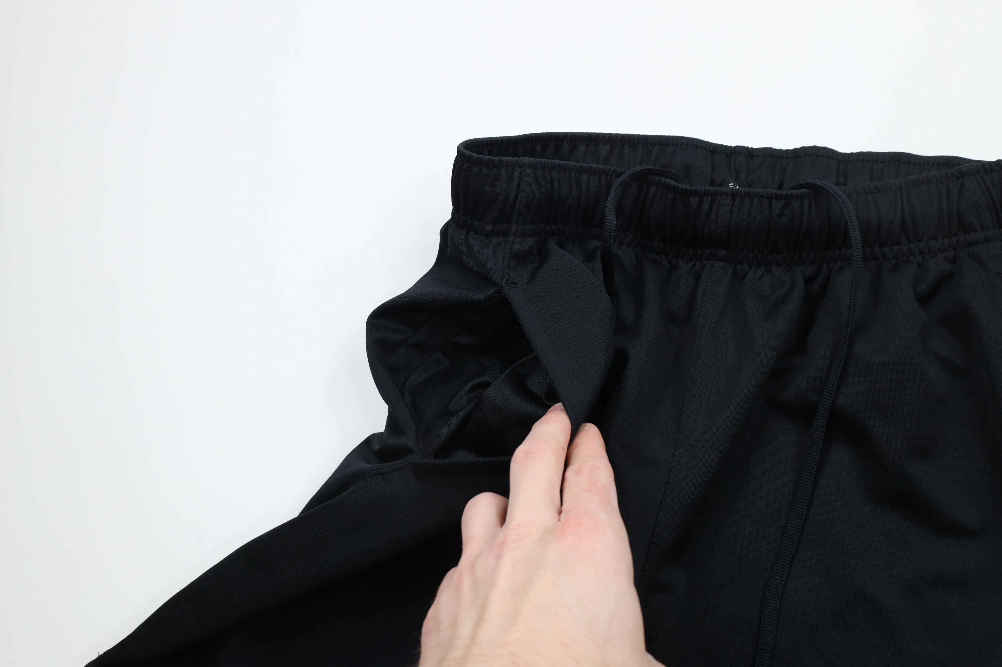 Nike × Vintage Vintage Nike Big Swoosh Above Knee Training Shorts Black Size US 30 / EU 46 - 6 Thumbnail