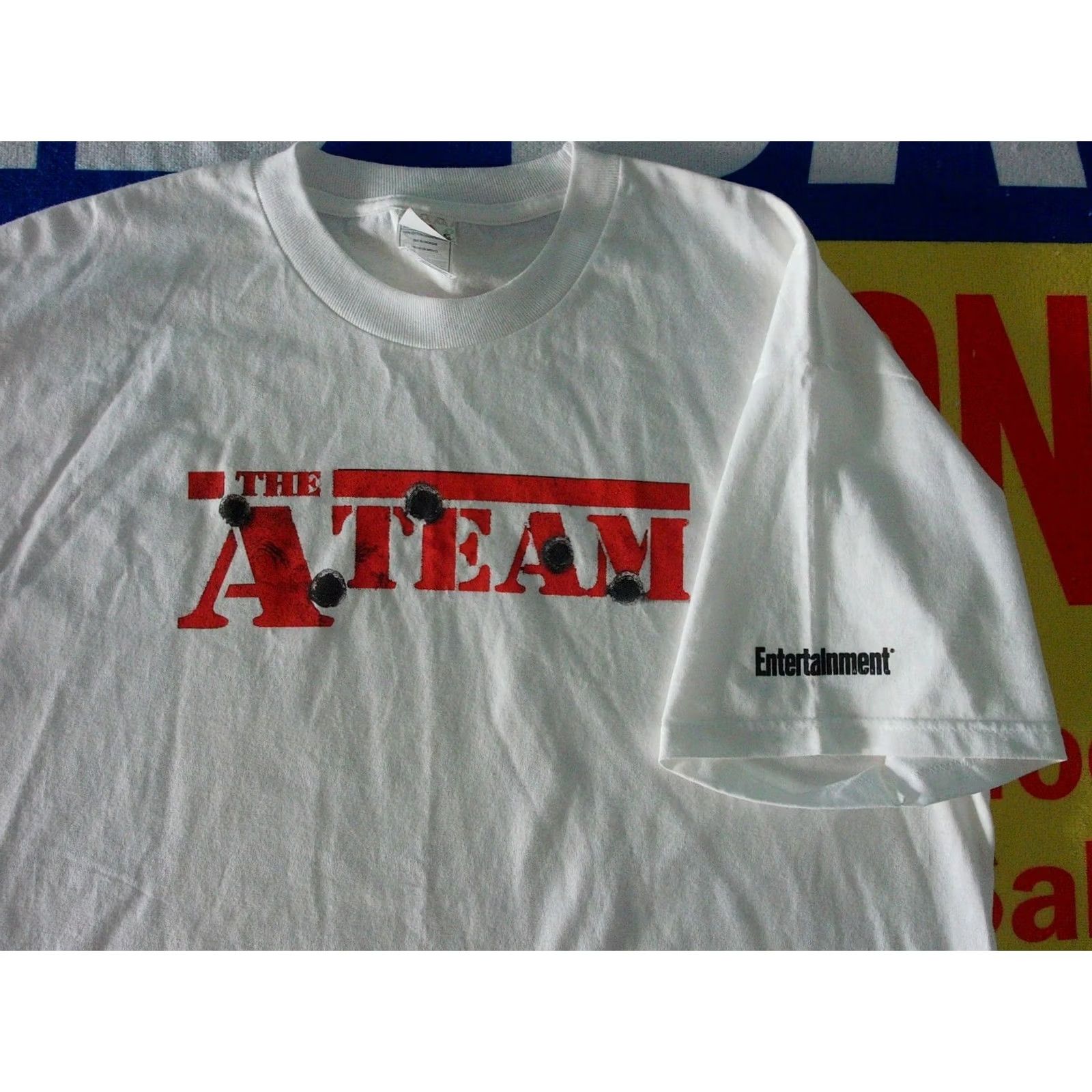 Logo 7 THE A TEAM Movie Promo VTG T Shirt Men's XL y2k Action ENTERTAINMENT MR T logo Size US XL / EU 56 / 4 - 2 Thumbnail