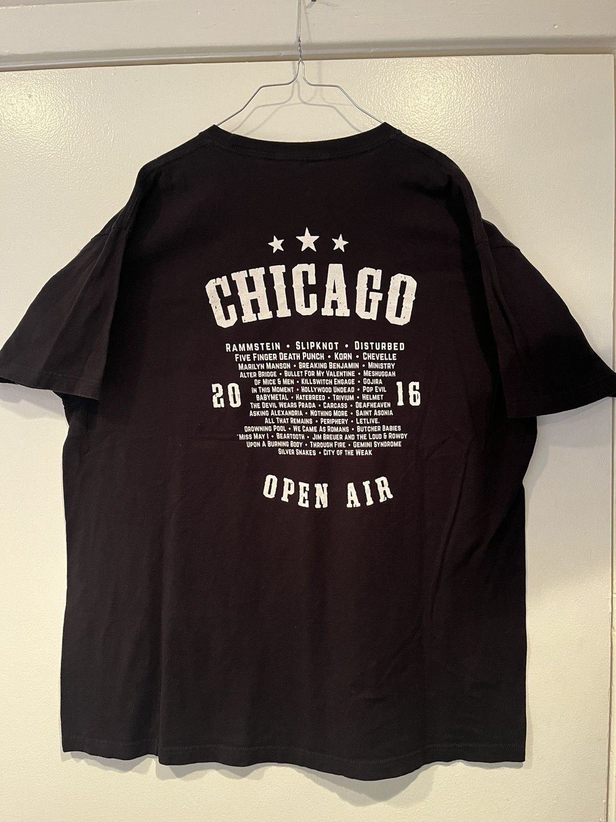 Band Tees 2016 Chicago open air festival tshirt Size US XXL / EU 58 / 5 - 4 Thumbnail