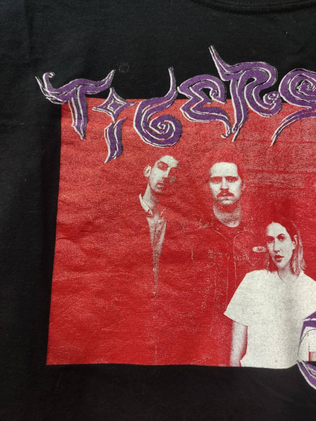 Band Tees Rare! Tigers Jaw Band UK Tour Promo T-Shirt Size US L / EU 52-54 / 3 - 4 Thumbnail