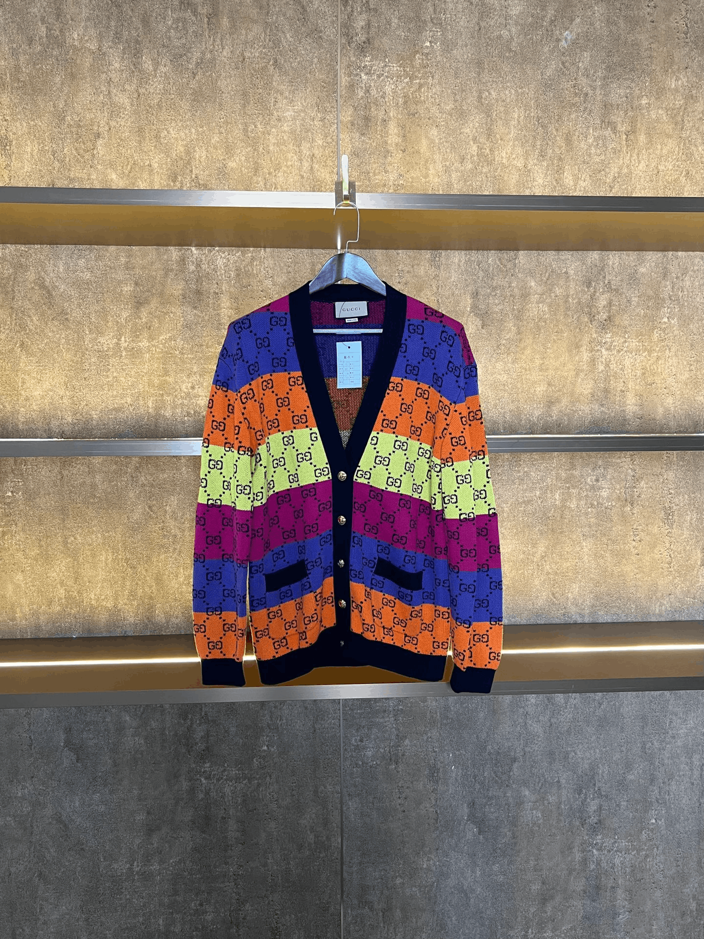 Gucci Gucci Rainbow Multi Sweater S Women Size S / US 4 / IT 40 - 1 Thumbnail