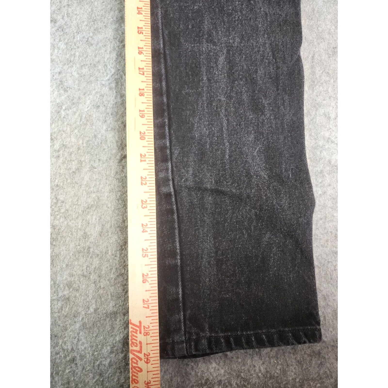 Harley Davidson Harley-Davidson Jeans Woman Size 10 Black Straight Denim 100% Cotton Mid Rise Regular Pattern: Solid Theme: Biker Size 32" / US 10 / IT 46 - 7 Thumbnail