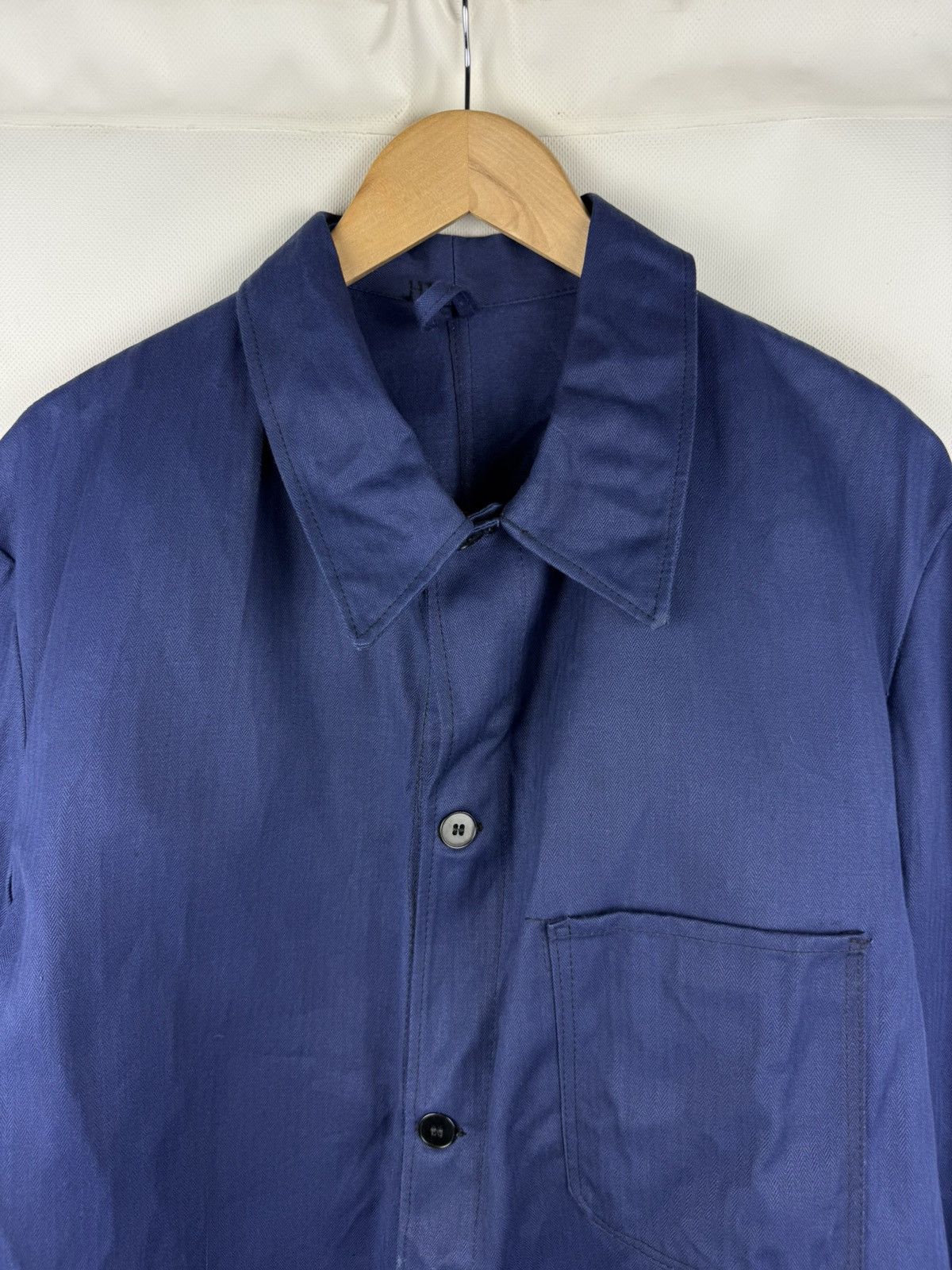 Le Laboureur Rewe Richard Weber VTG French Work Sanforize Twill Jacket Size US XXL / EU 58 / 5 - 8 Thumbnail