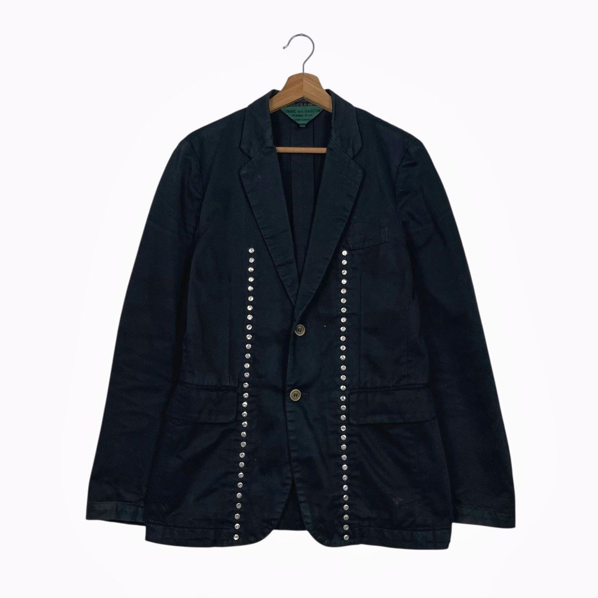 Comme des Garcons Homme Plus Comme Des Garcons Hoome Plus Evergreen Studded Jacket Size US S / EU 44-46 / 1 - 1 Thumbnail
