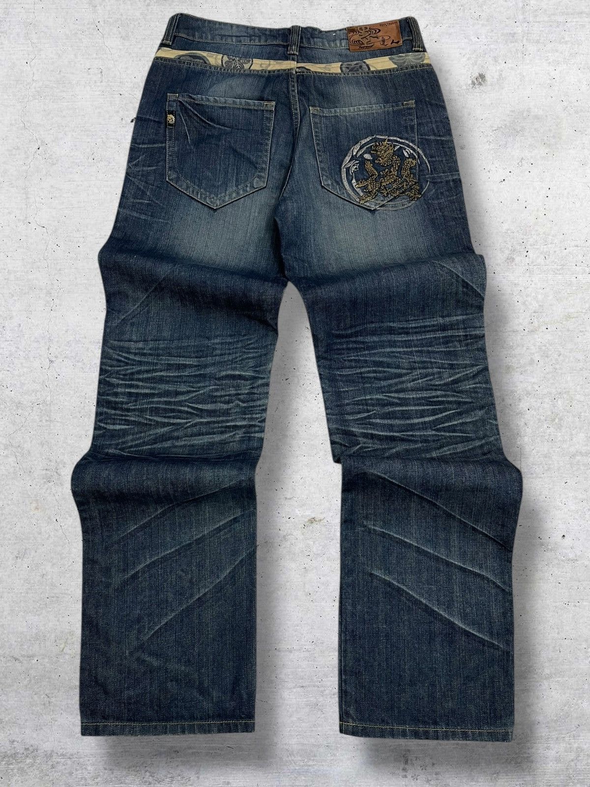 Tornado Mart VINTAGE OSAKA TRAIN TRADITIONAL CLASSIC RAW DISTRESSED DENIM Size US 30 / EU 46 - 9 Thumbnail